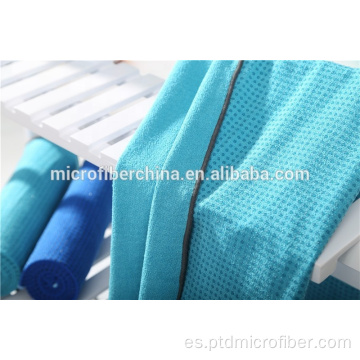 Toalla de yoga de microfibra antideslizante profesional